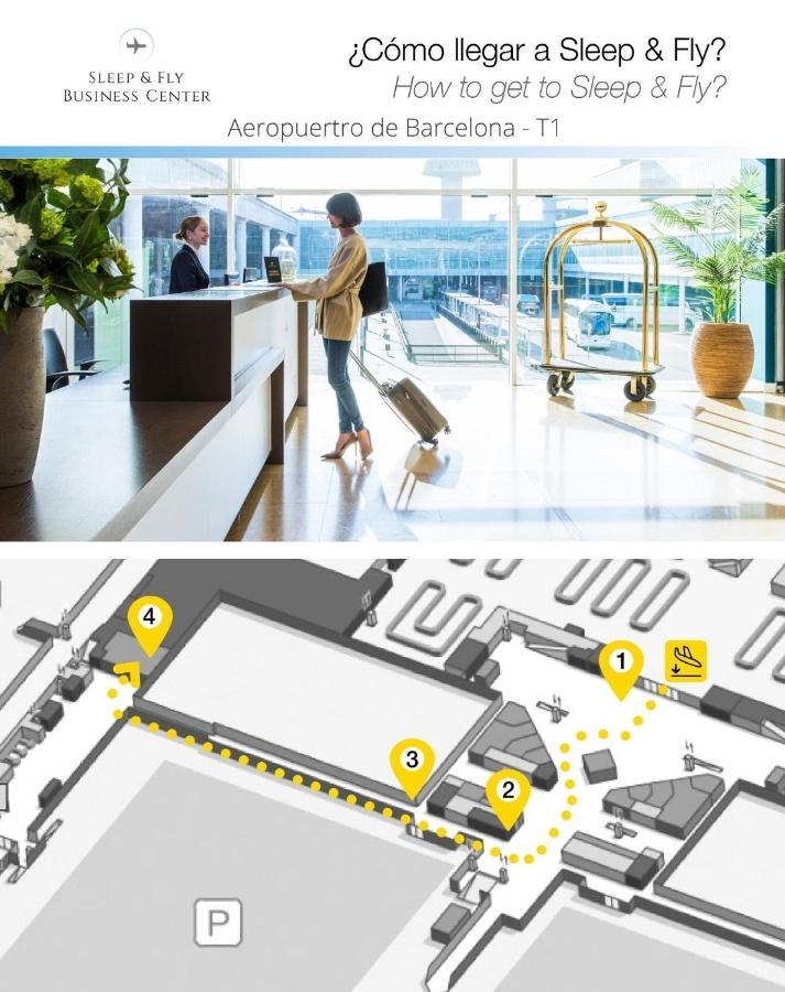 Sleep&Fly Hotel El Prat de Llobregat Exterior foto